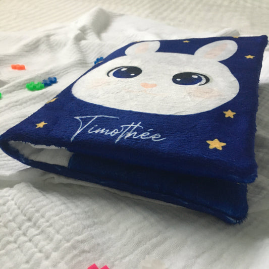 Protège carnet de santé bébé lapin