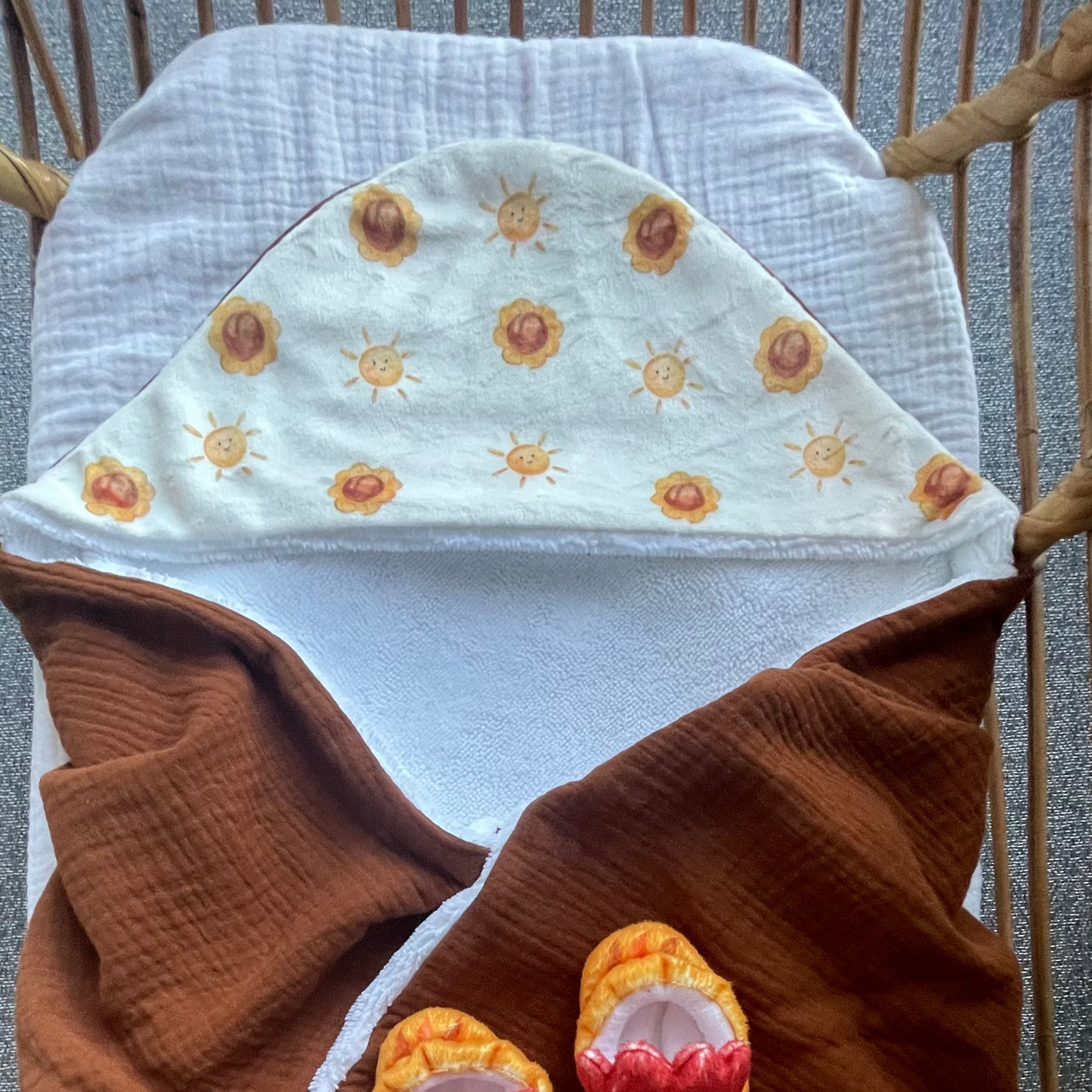 Cape de bain bébé petit soleil