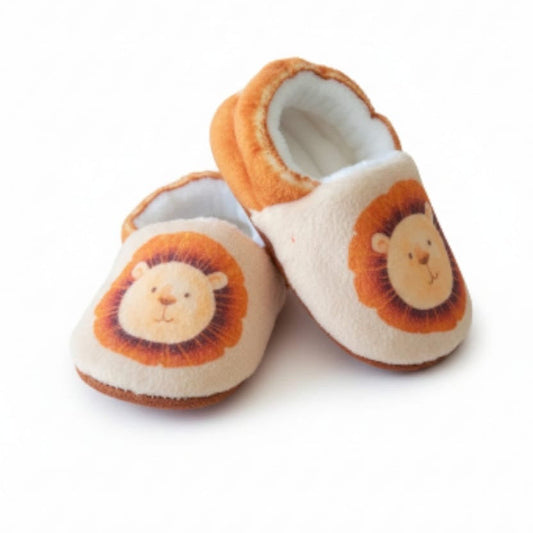 Chaussons bébé Lion