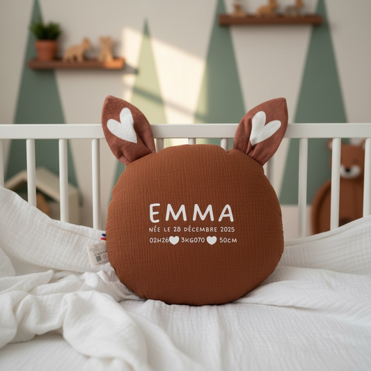 Coussin naissance biche