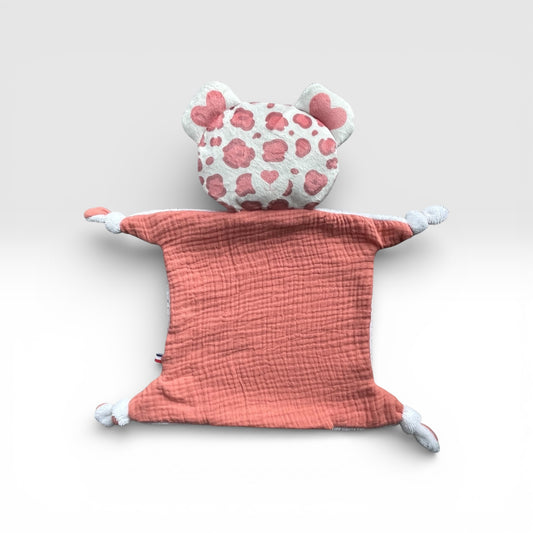 Doudou bébé léopard