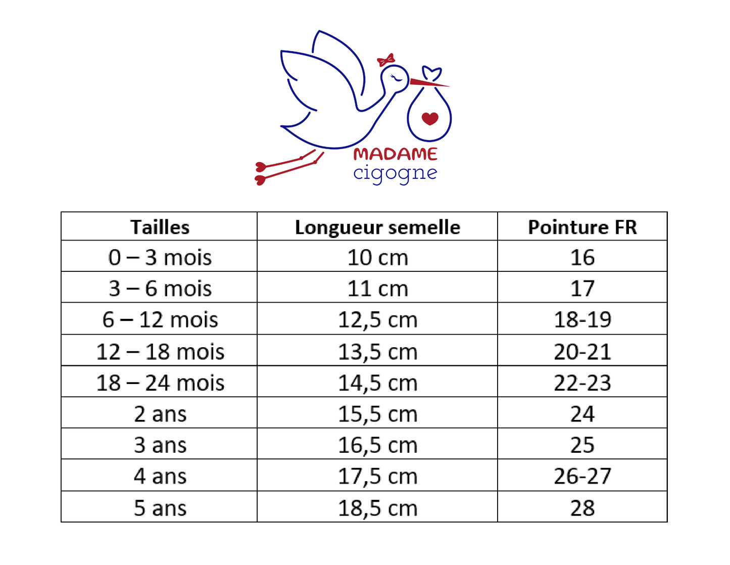 Chaussons bébé - Biche