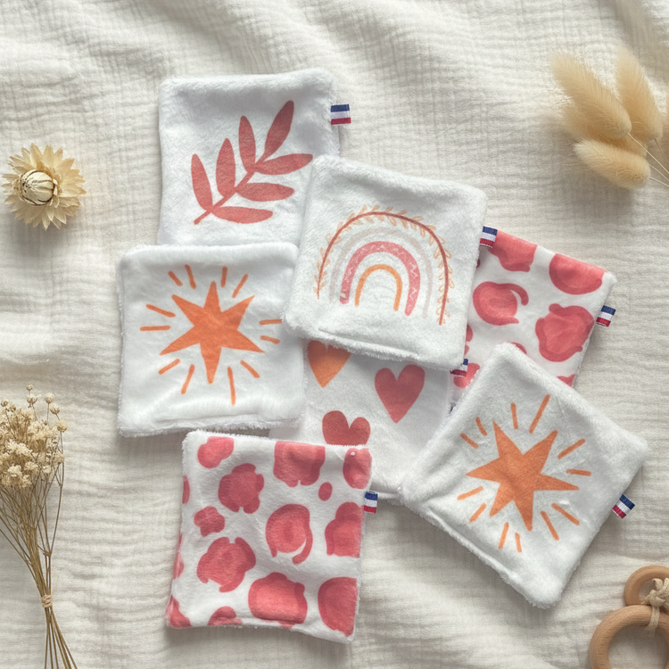 Lingettes lavables bébé