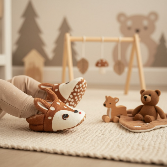 Chaussons bébé - Biche