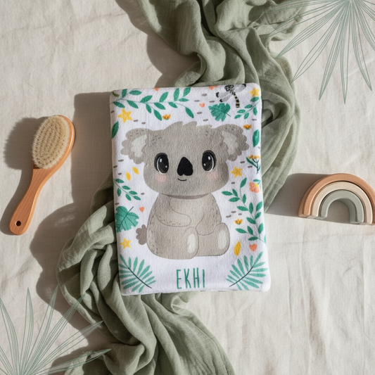 Protège carnet de santé bébé koala