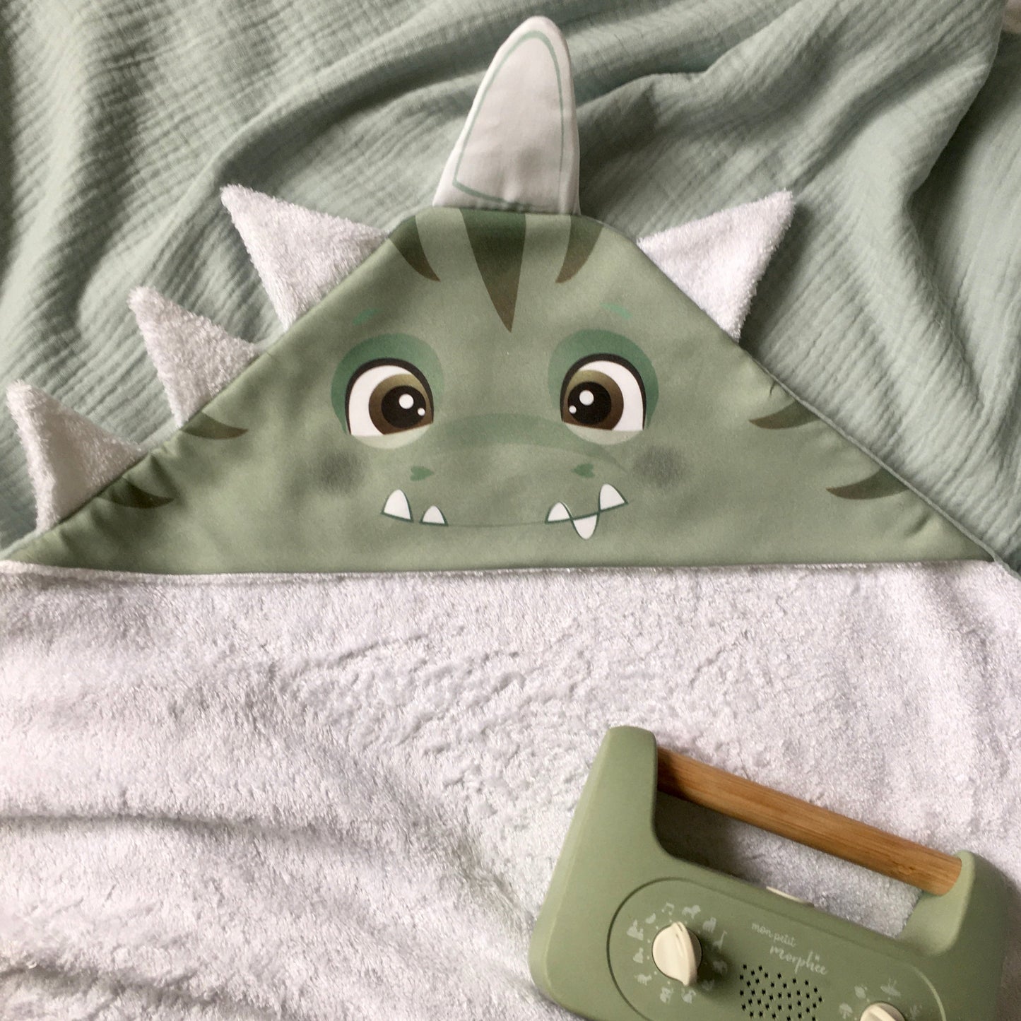 cape de bain dinosaure