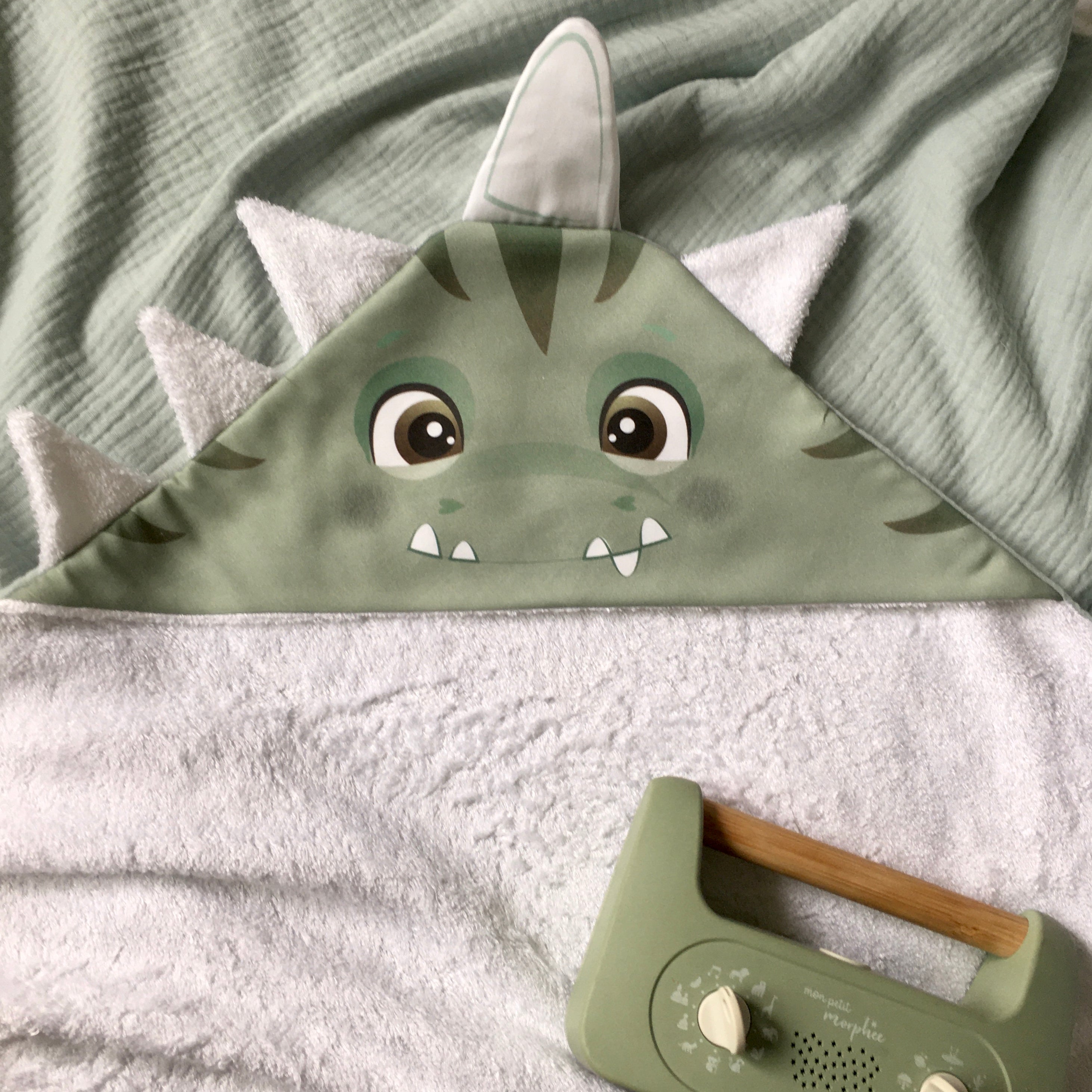 cape de bain dinosaure