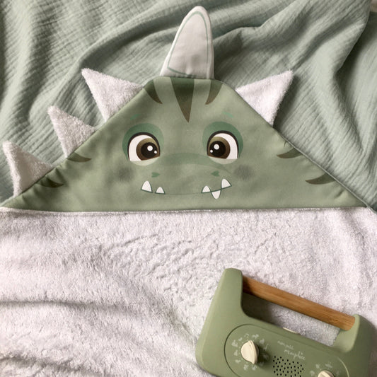 cape de bain dinosaure