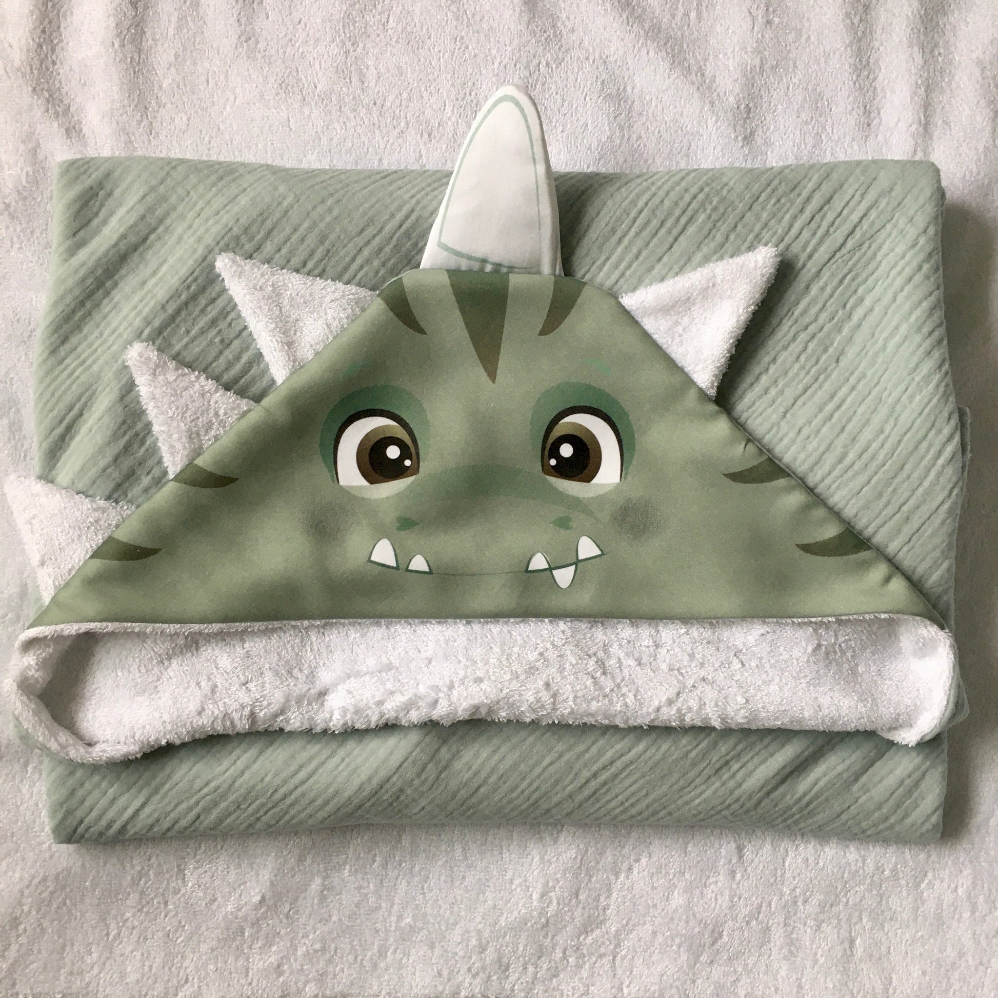 cape de bain dinosaure