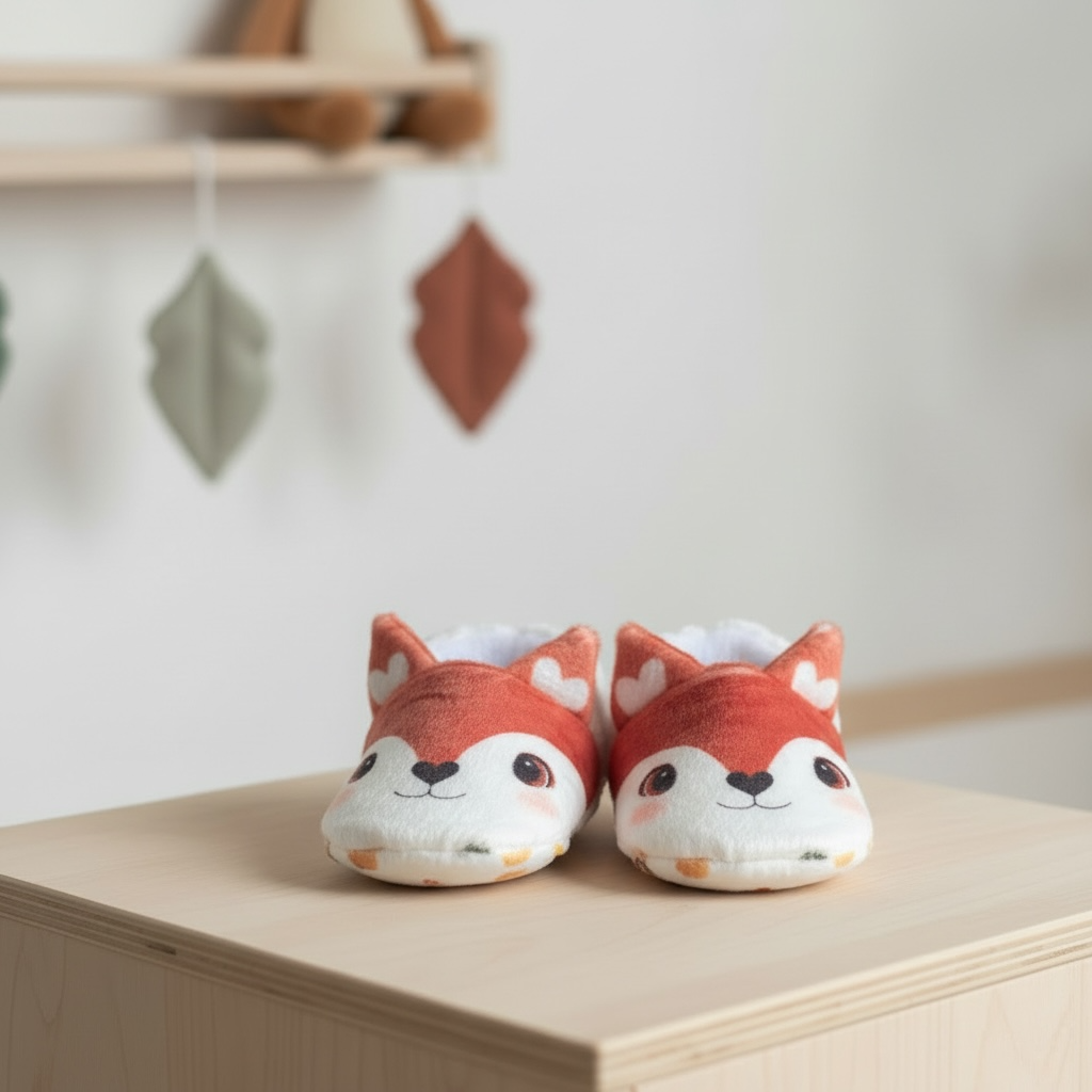 Chaussons bébé  Renard