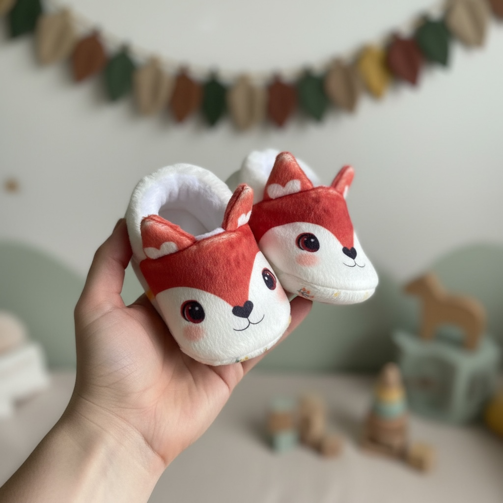 Chaussons bébé  Renard