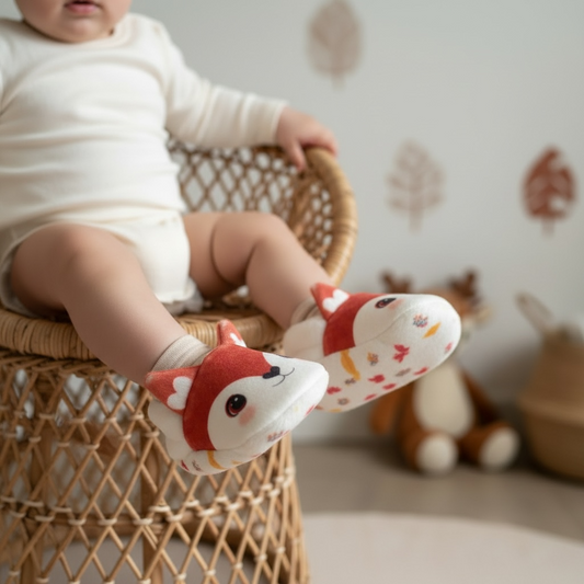 Chaussons bébé  Renard