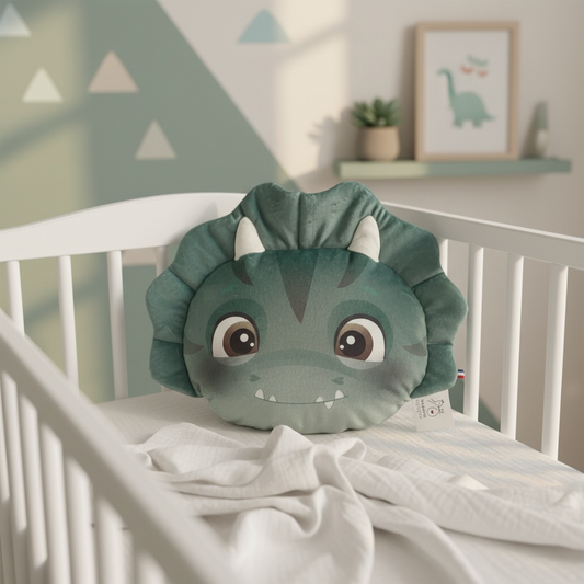 Coussin naissance dinosaure