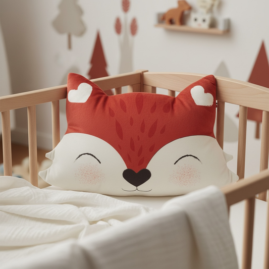 Coussin naissance renard