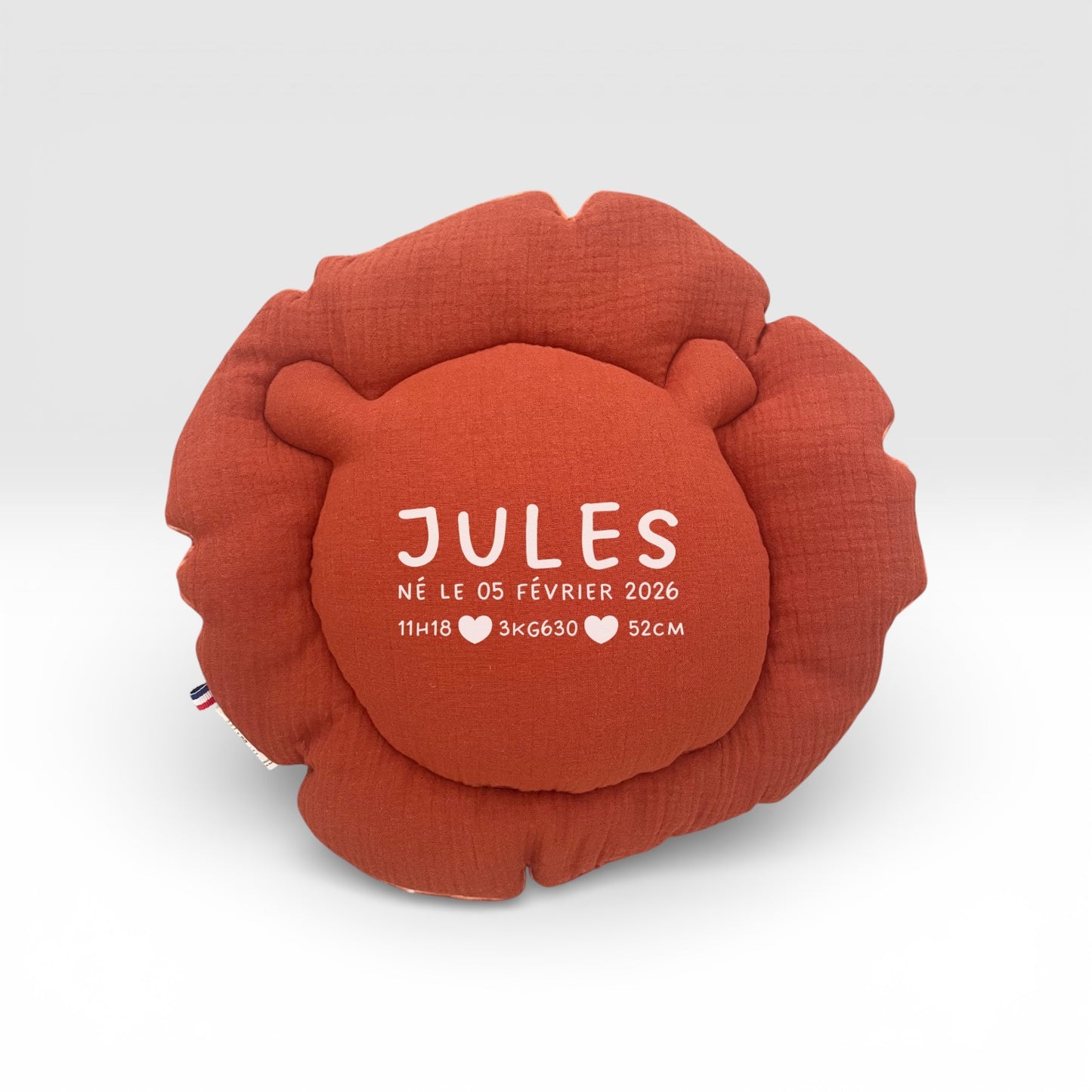 Coussin naissance lion