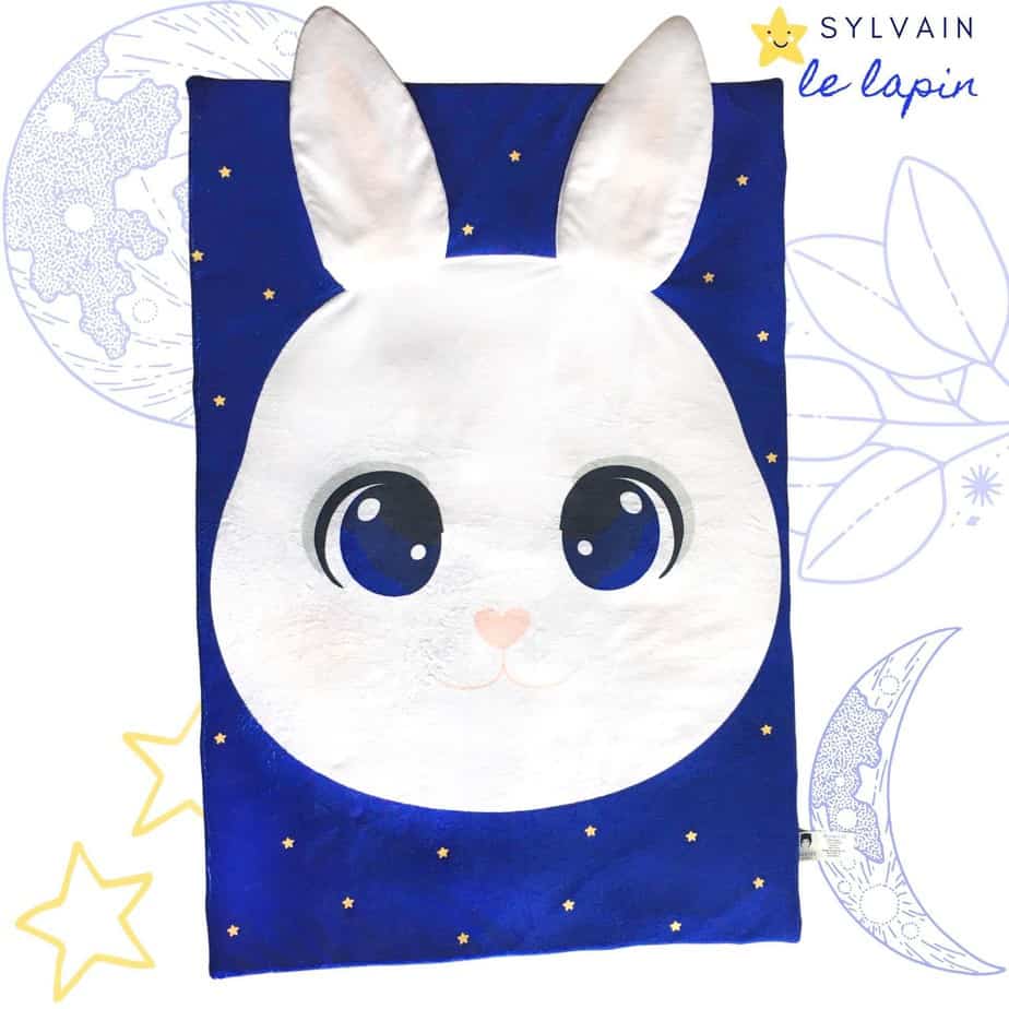 couverture bébé thème lapin