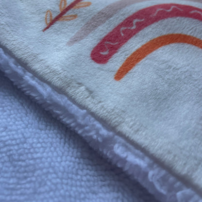 Cape de bain bébé bohème