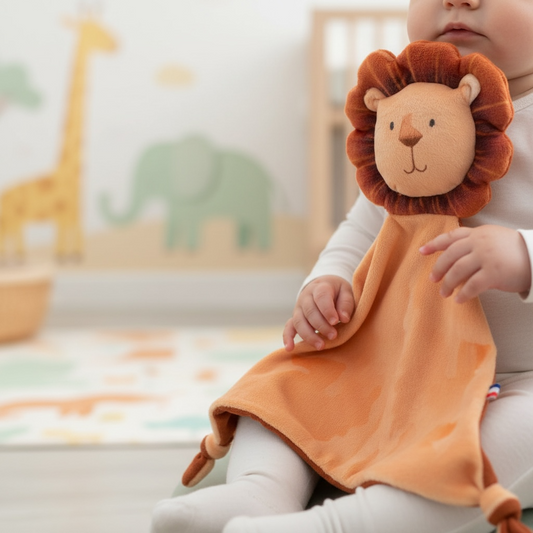 Doudou bébé lion
