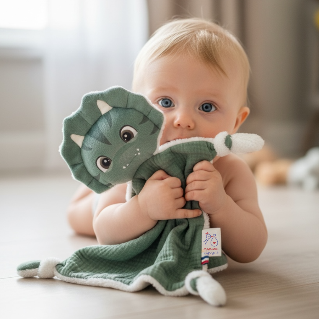 Doudou bébé Dinosaure