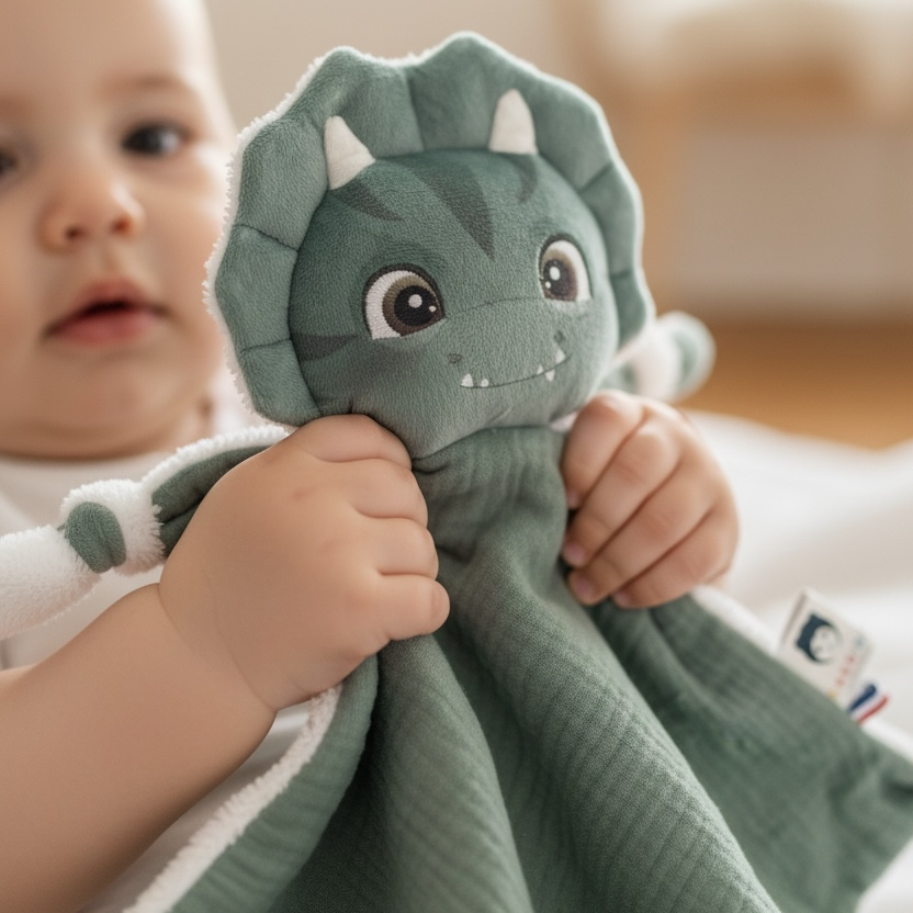Doudou bébé Dinosaure