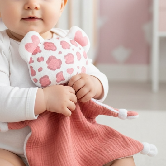 Doudou bébé léopard