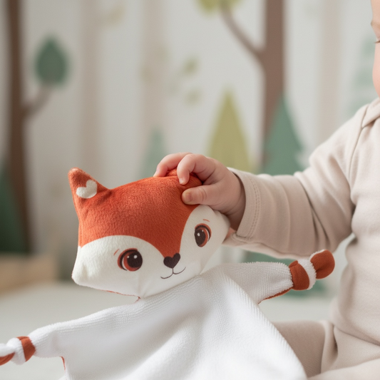 Doudou bébé renard