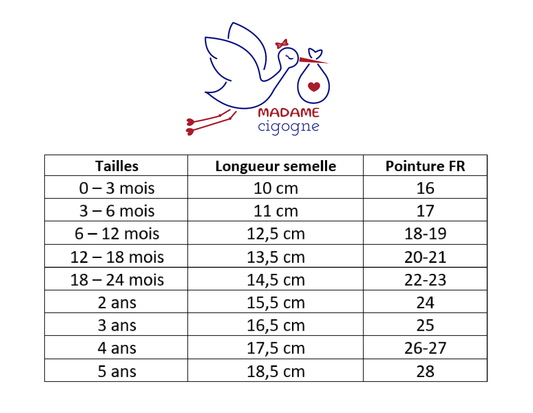 Chaussons bébé Bohème