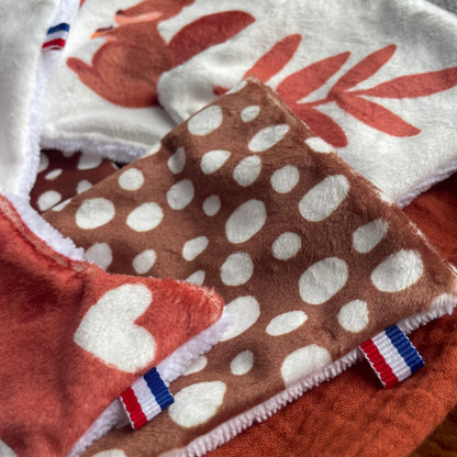 lingettes lavables bébé – thème forêt